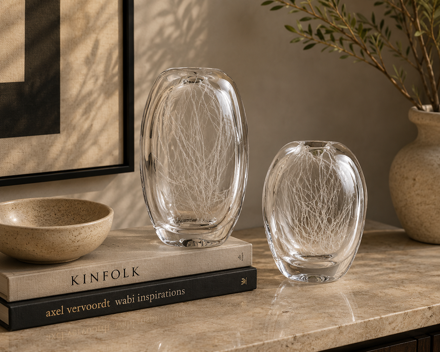 Thread Glass Decoration