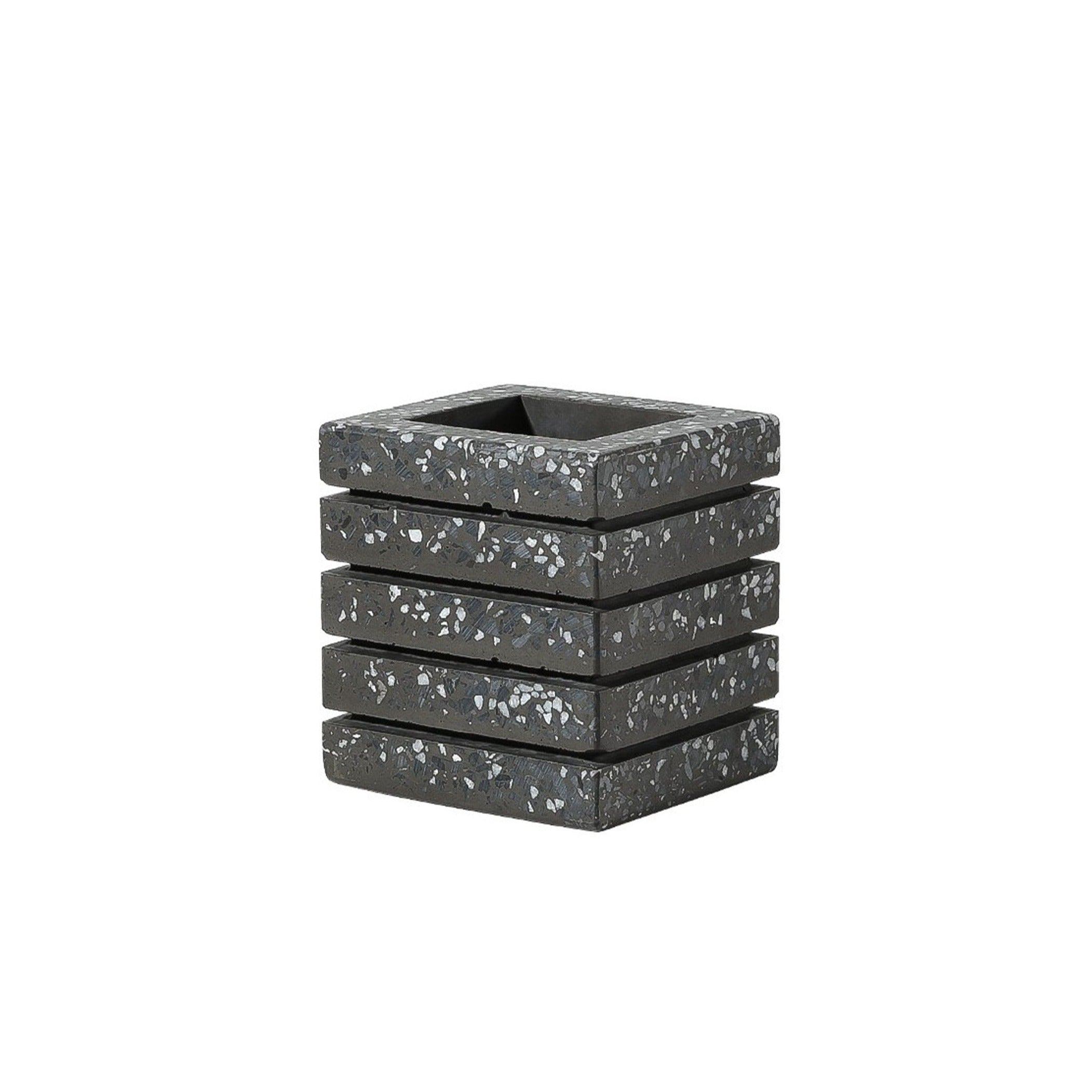 Stone Square Vase (Grey)