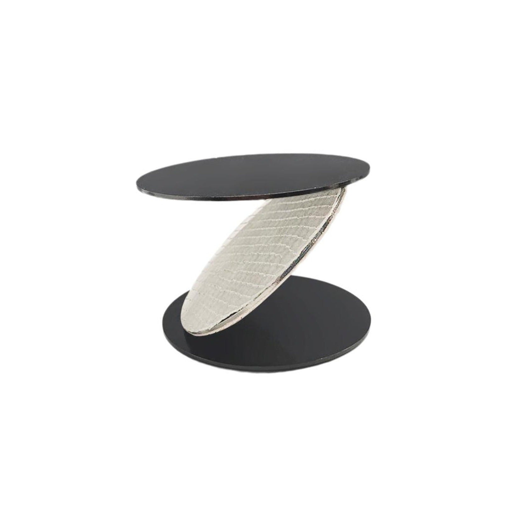 Round Leather Candle Holder