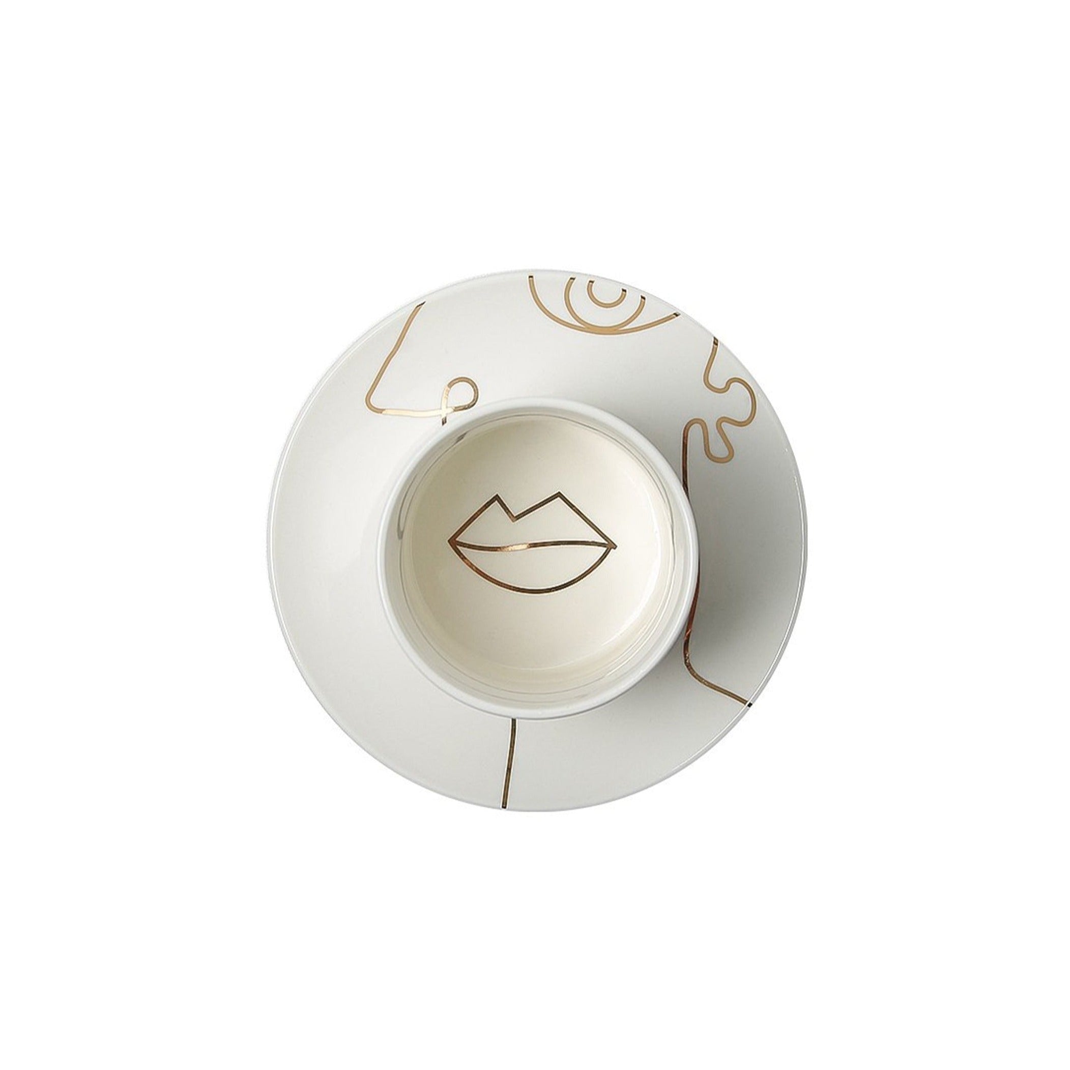 Simple Drawing of Mouth Cup