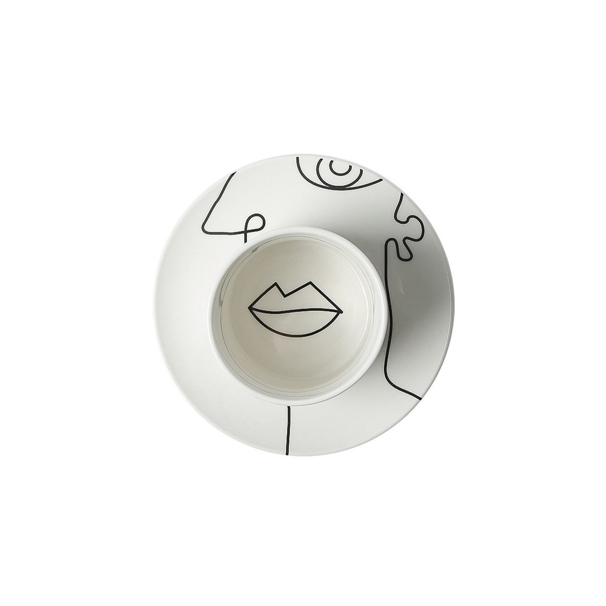 Simple Drawing of Mouth Cup