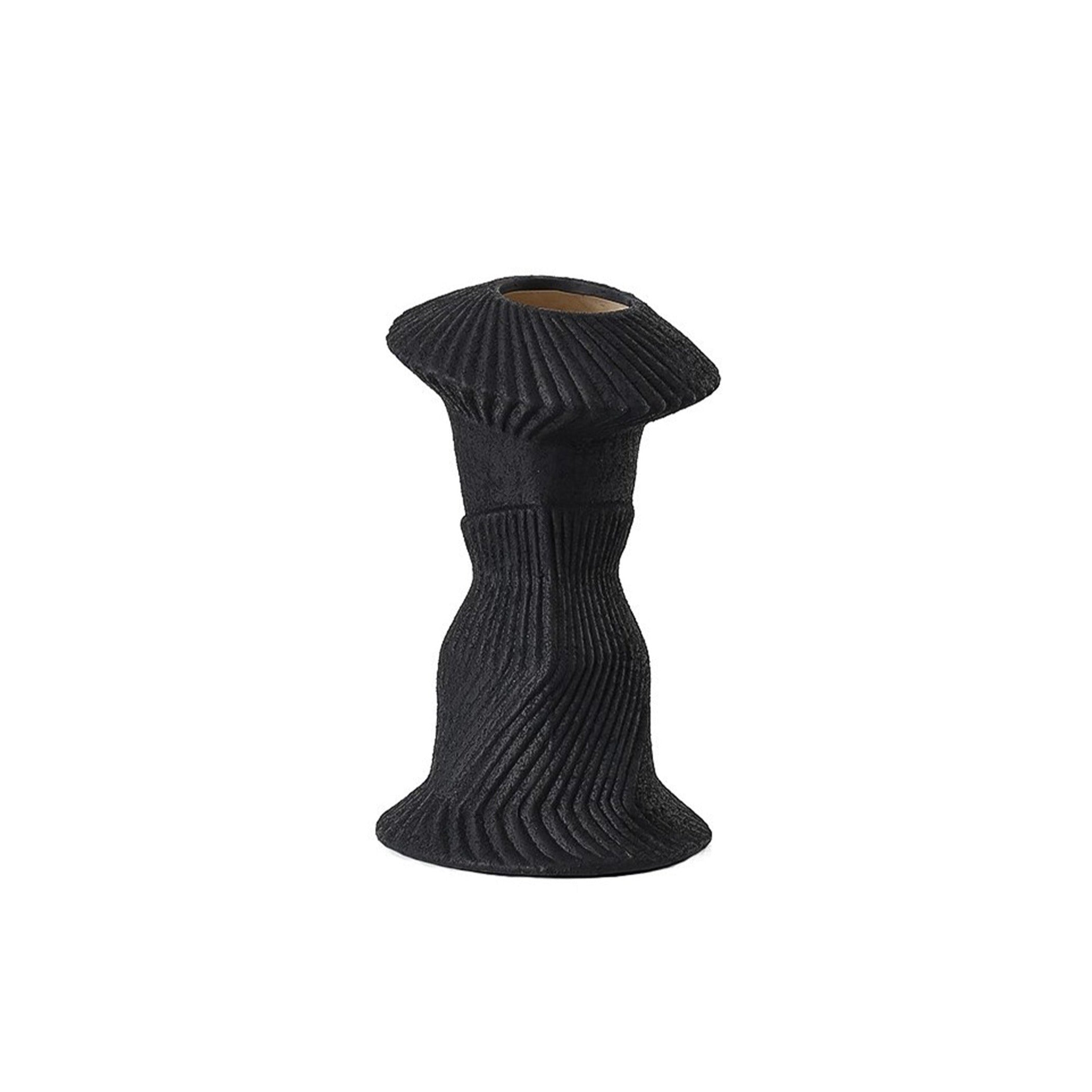 Vertical Pleated Vase