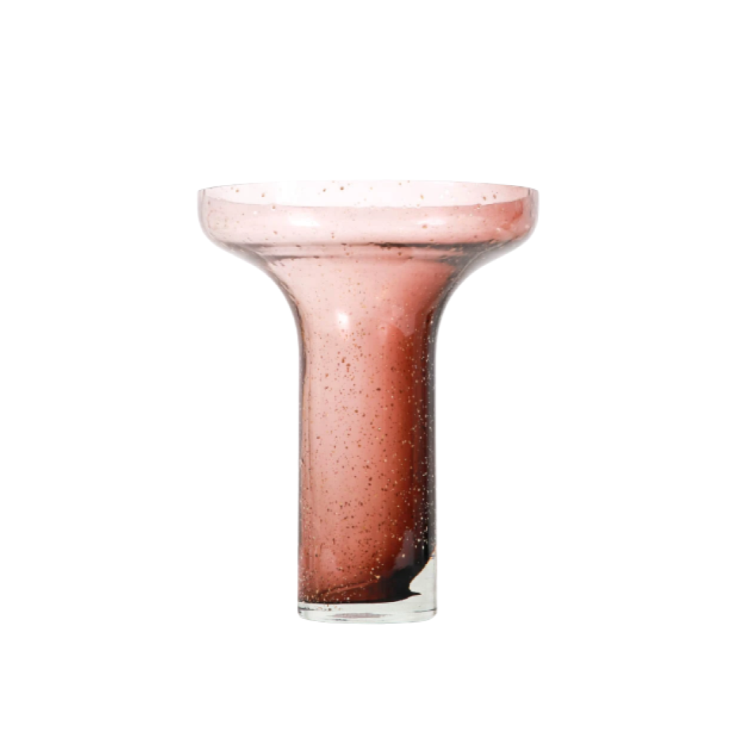 Ova Red Glass Vase