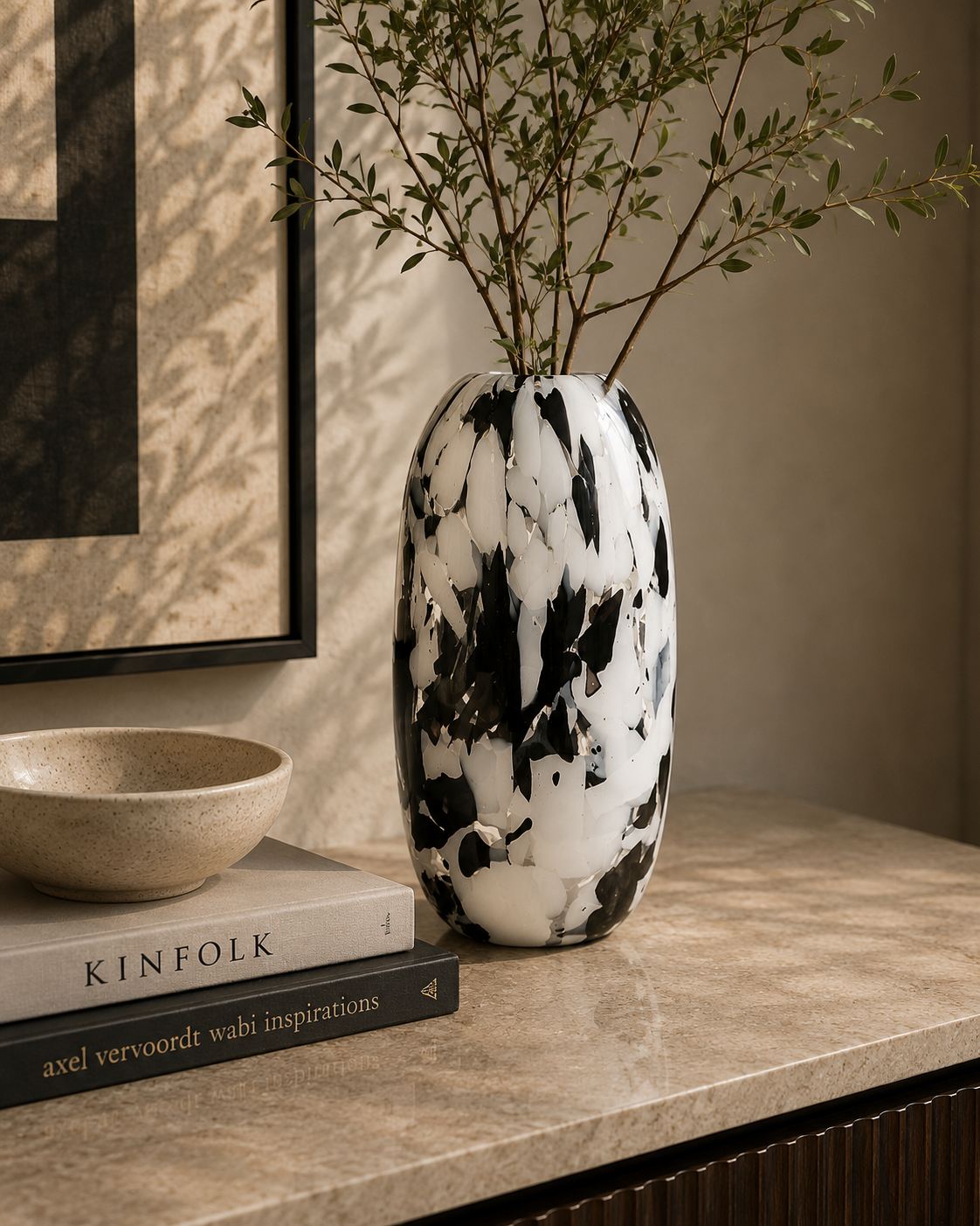 Black and White Vase