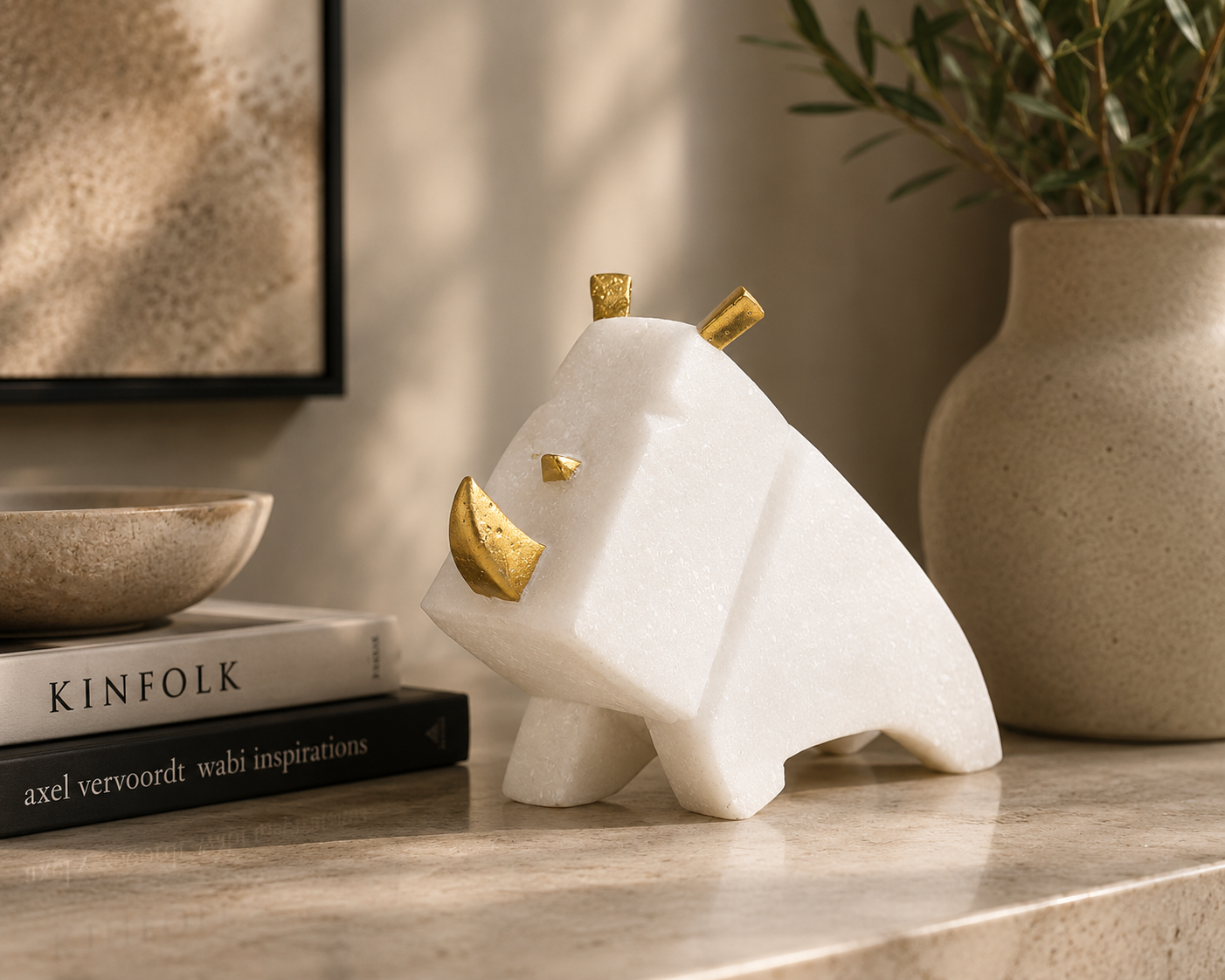 Sand Stone Rhinoceros