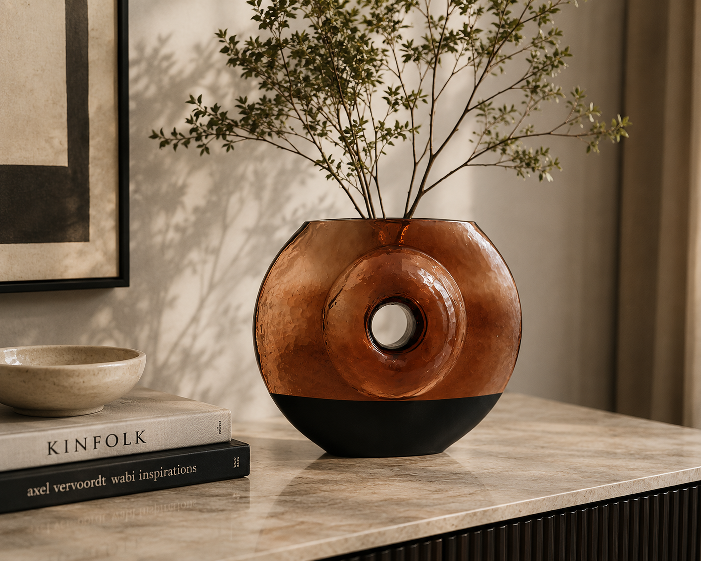 Round Hole Vase