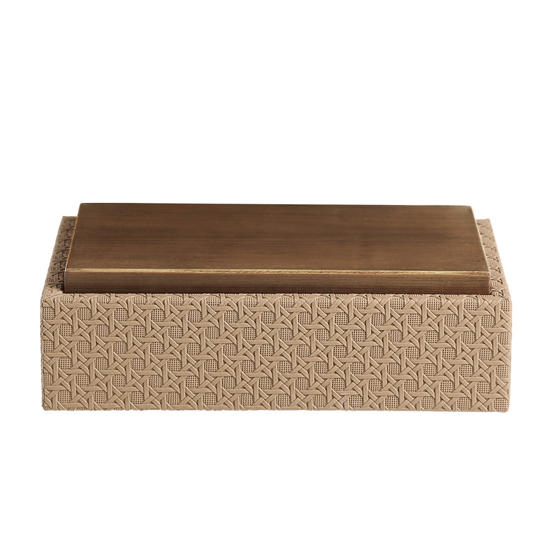 Wooden Decorative Box Brown - A
