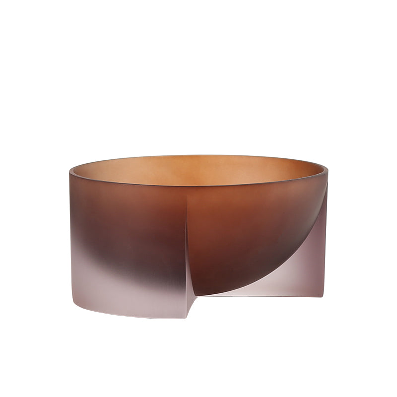 Transparent Resin Bowl - Brown