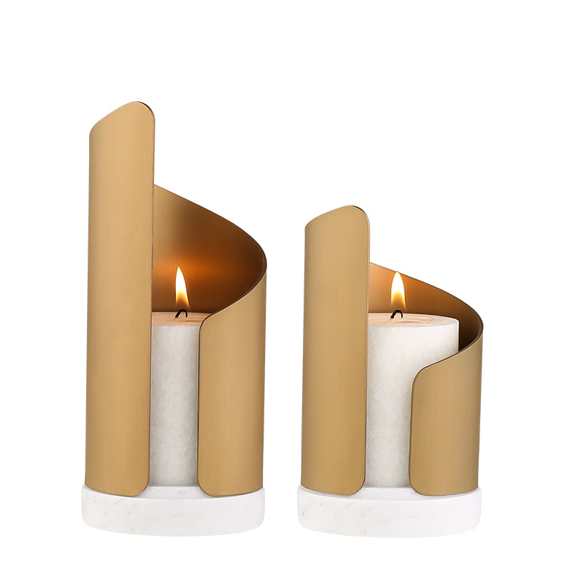 Torch Candle Stick Gold