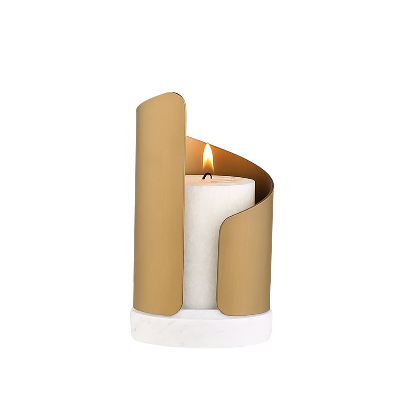 Torch Candle Stick Gold