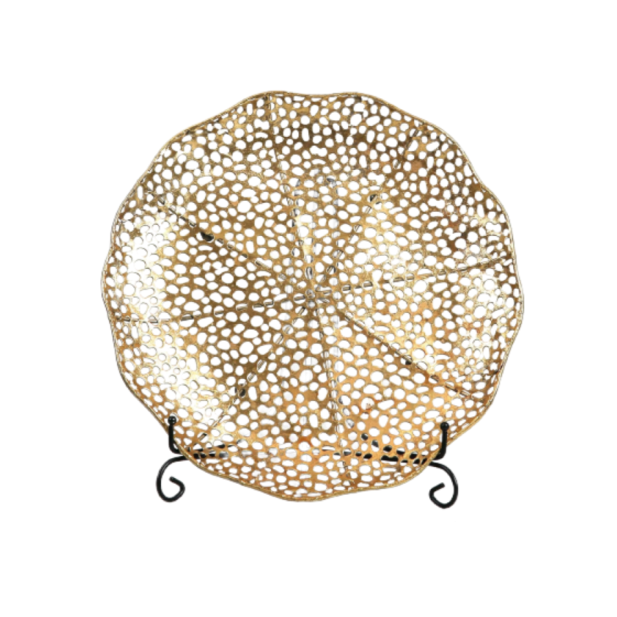 Iron Plated Pie Wall Décor
